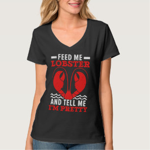 Camiseta Alimente-me com Lagosta e Diga que Sou Frutos do M