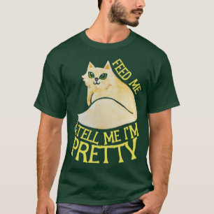 Camiseta Alimente-me e diga-me que sou bonito