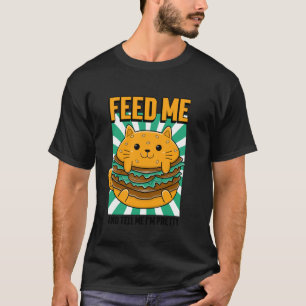 Camiseta Alimente-me E Diga Que Sou Bonita - Citação Divert
