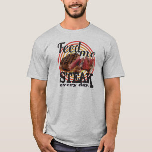 Camiseta Alimente-me o BIFE cada dia