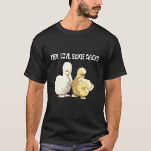 Camiseta Alimente o Amor Silkie Chicks Silkie Frango