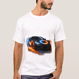 Camiseta Alimente o Carro Esportivo Neon Fire