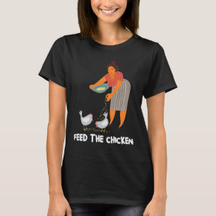 Camiseta Alimente o Frango Nunca Mais Durma Repetir Hmong