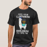 Camiseta Alimente seu Llamakah Llama Hanukkah Costume Alpac<br><div class="desc">Alimente Seu Llamakah Llama Hanukkah Costume Alpaca Chanukah.</div>