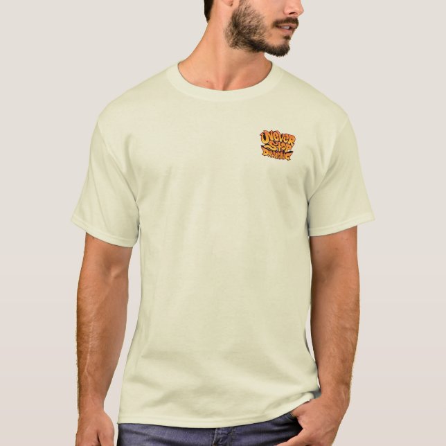 Camiseta Alimentem Seus Sonhos: Ignorem Seu Fogo (Frente)