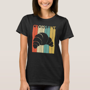 Camiseta Alimento de Café da Manhã Croissant