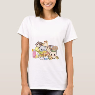 Camiseta Alimentos de Kawaii