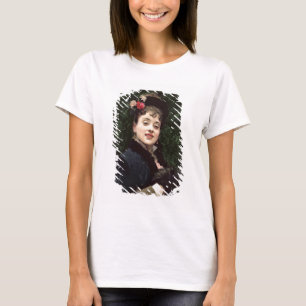 Camiseta Aline Masson, o Modelo do Artista (óleo no painel)