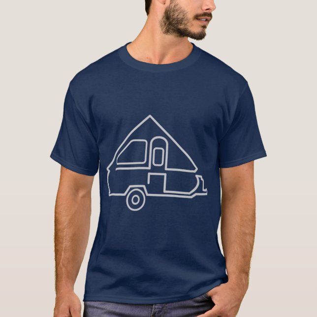 Camiseta Aliner Camper Viagem Trailer (Frente)