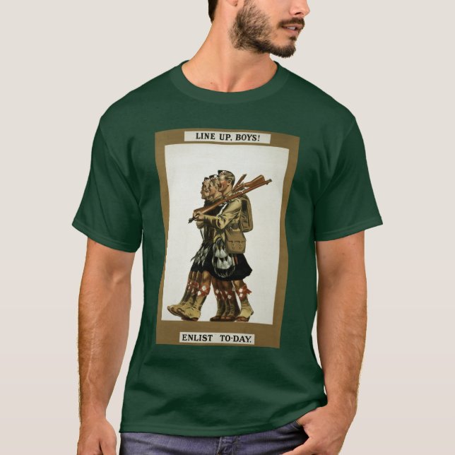 Camiseta Alinhamento de Meninos (Frente)