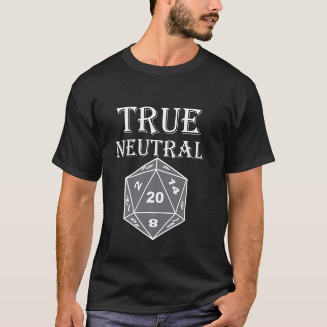 Camiseta Alinhamento Tabletop Jogos Verdadeiro Alinhamento  (Frente)