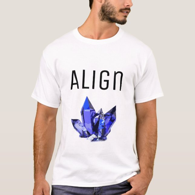 Camiseta Alinhar texto personalizado com o LOA espiritual d (Frente)