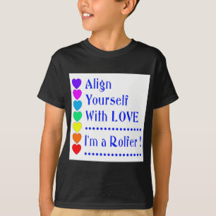 Camiseta Alinhe-se com amor - sou um Rolfer