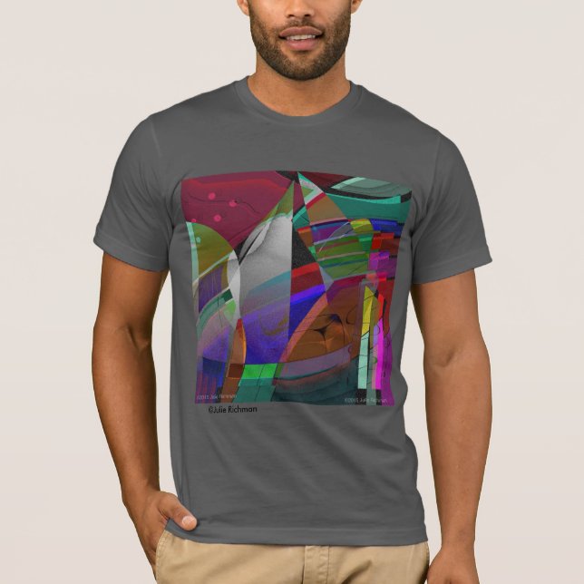 Camiseta Aliteração abstrata (Frente)