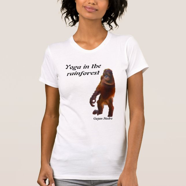 Camiseta Alívio de tensão de Mudra da ioga (Frente)