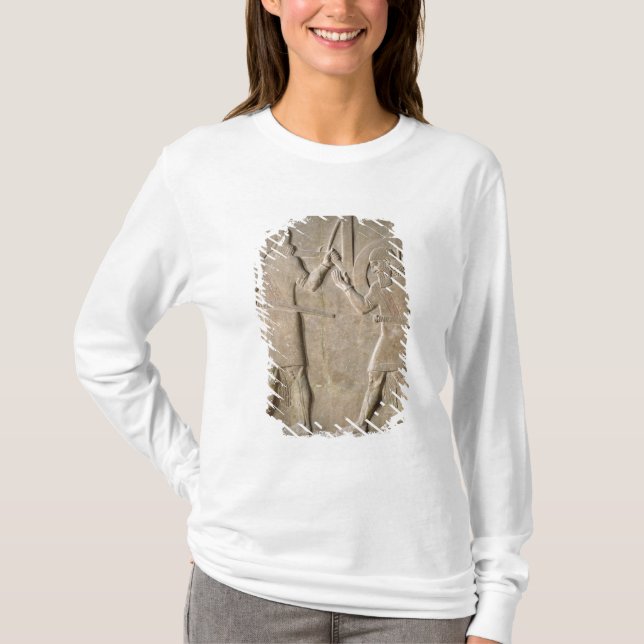 Camiseta Alivio que depecting dois soldados (Frente)
