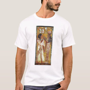 Camiseta Alivio que descreve a colocação de Hathor da deu