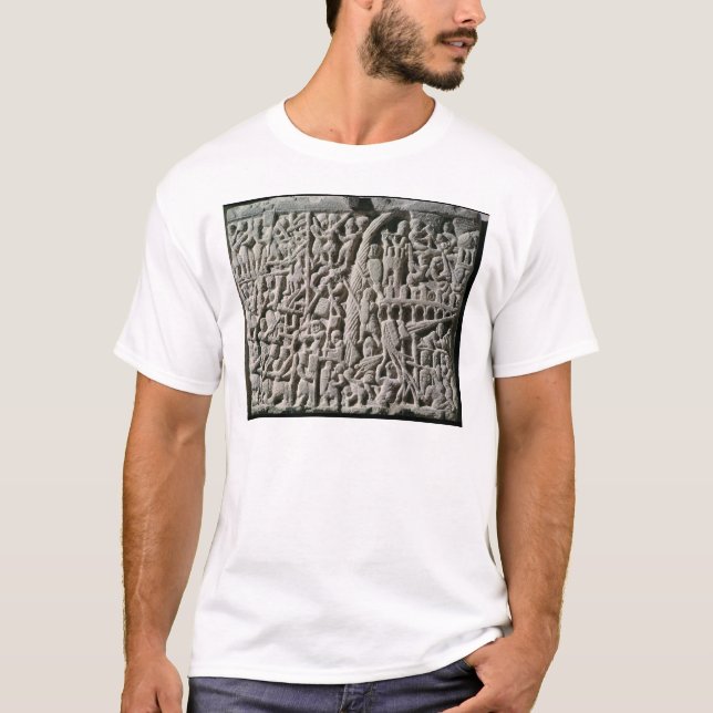 Camiseta Alivio que descreve o cerco de Carcassonne (Frente)