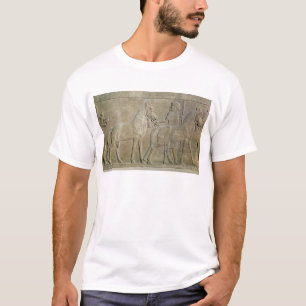 Camiseta Alivio que descreve os tributários de Sargon II