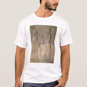Camiseta Alivio que descreve Sargon II e um vizier