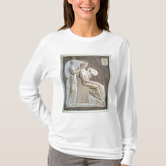 Camiseta Alivio que descreve uma mulher nela toile (Frente)