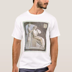 Camiseta Alivio que descreve uma mulher nela toile