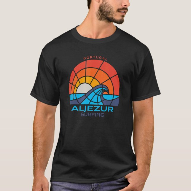 Camiseta Aljezur Portugal Surfing (Frente)