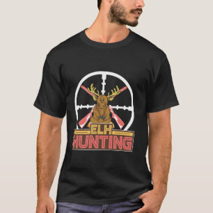 Camiseta Alk Hunting Moose Hunt Elk Long Sleeve T S