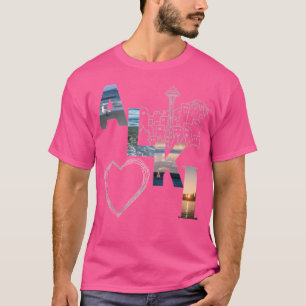Camiseta Alki Beach Seattle Skyline Design