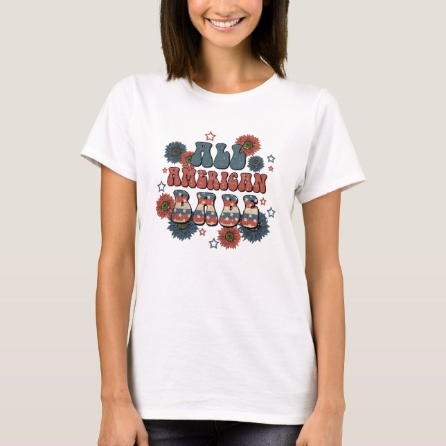 Camiseta All American Babe (Frente)