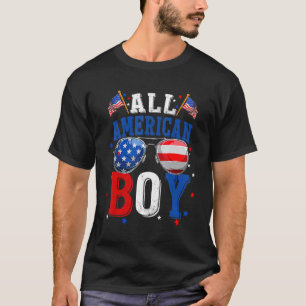 Camiseta All American Boy 4 De Julho De 2022 Boy Sunglass