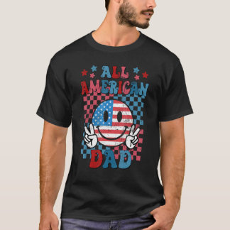 Camiseta All American Dad Matching Family 4th of July Ameri