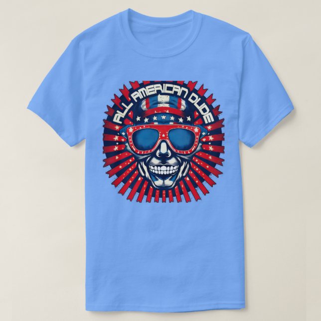 Camiseta All American Dude 2 (Frente do Design)