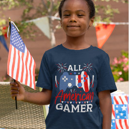 Camiseta All American Gamer" 4th of July – Gaming Kids