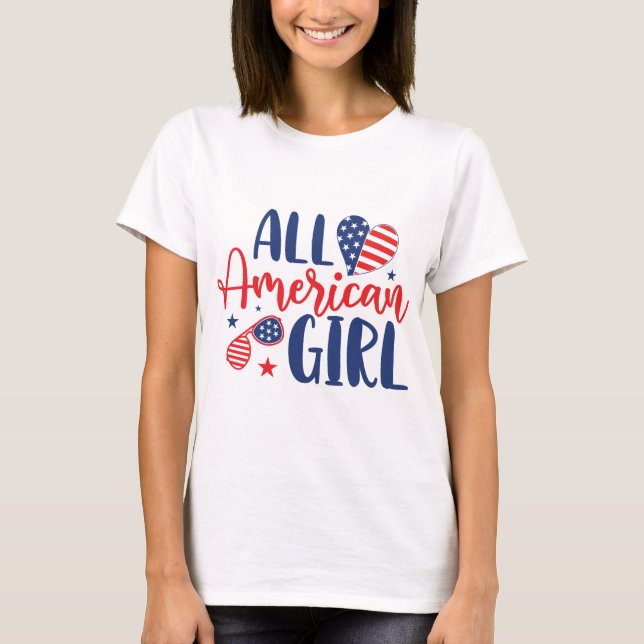 Camiseta All American Girl (Frente)