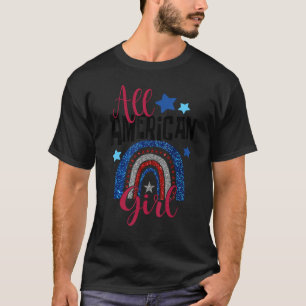 Camiseta All American Girl 4 de julho USA Flag Baby Ware