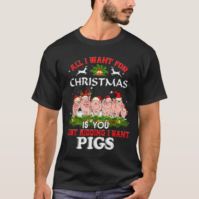 Camiseta All I Want For Christmas Is A G Ugly Sweater  (Frente)