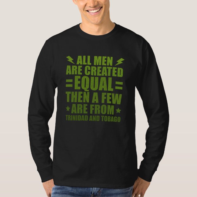 Camiseta All Men Are Created Equal Filipino Humor Philippin (Frente)