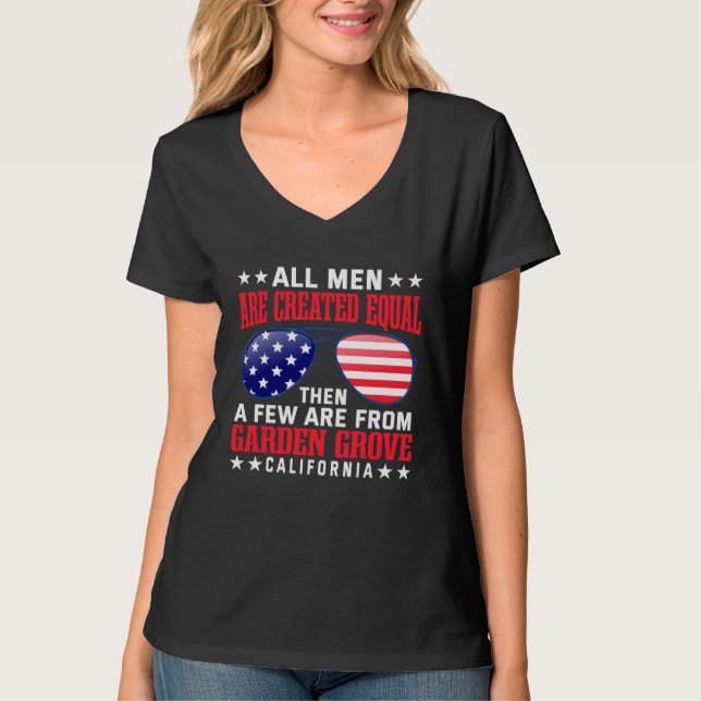 Camiseta All Men Are Created Equal Garden Grove California (Frente)