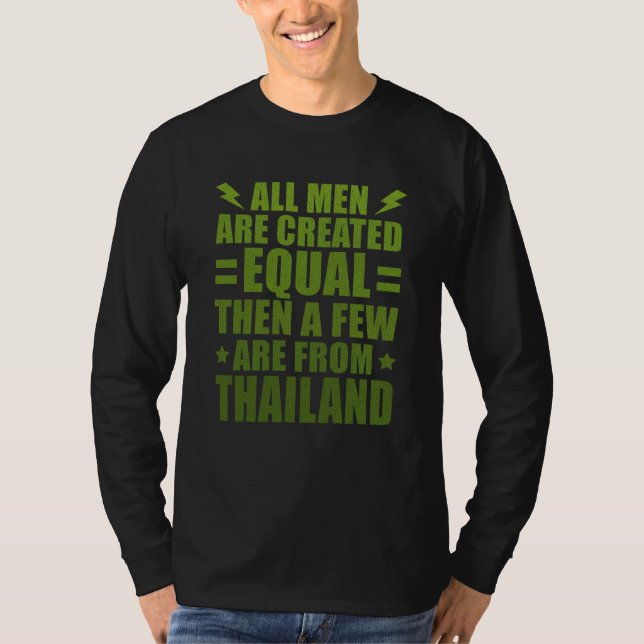 Camiseta All Men Are Created Equal Salvadoran Humor El Salv (Frente)