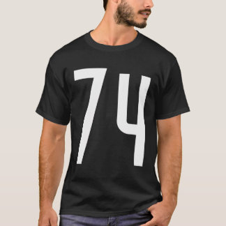 Camiseta All Sports Fan Favorite White Number 74 Jersey