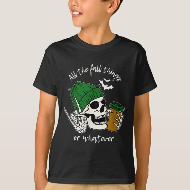 Camiseta All The Fall Things Or Whatever, Western Autumn Vi (Frente)
