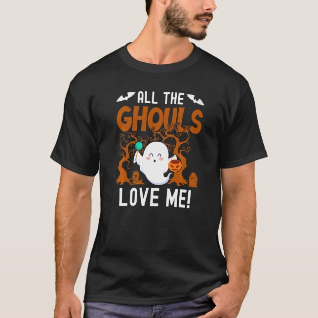 Camiseta All The Ghouls Love Me   (Frente)