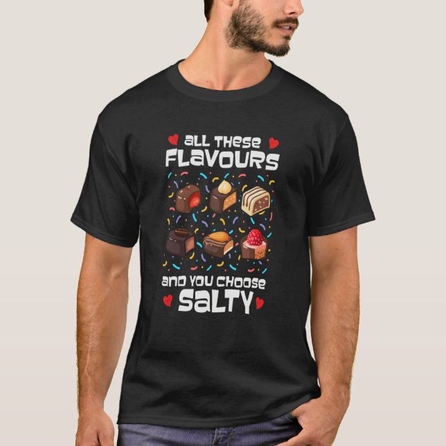 Camiseta All these flavours and you choose Salty (Frente)