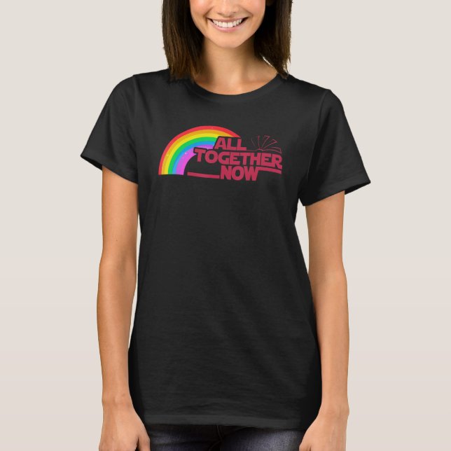 Camiseta All Together Now Summer Reading 2023 Rainbow Book  (Frente)