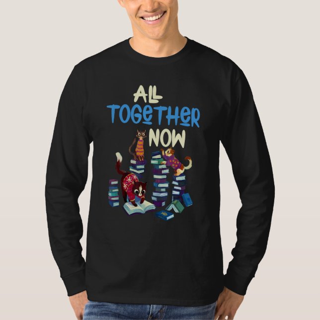 Camiseta All Together Now Summer Reading Program 2023 Book  (Frente)