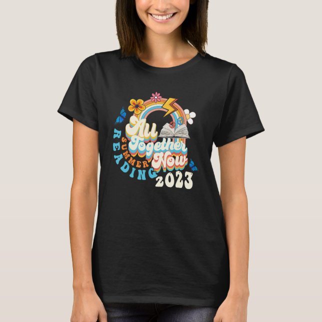 Camiseta All Together Now Summer Reading Program 2023 Book  (Frente)