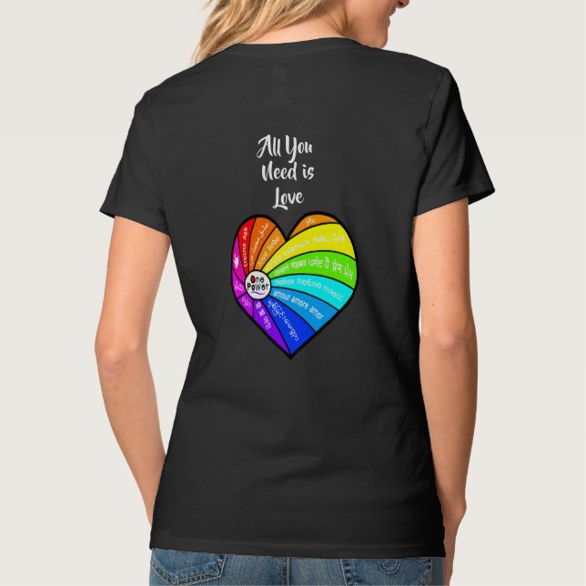 Camiseta All You Need is Love (Verso)