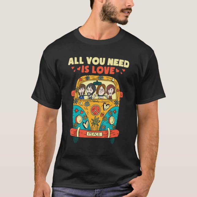 Camiseta All You Need is Love Peace (Frente)