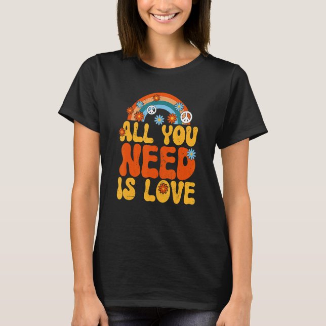 Camiseta All You Need Is Love Peace Sign (Frente)